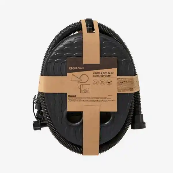 Quechua Bomba de Aire Para Colchones Para Camping Negro