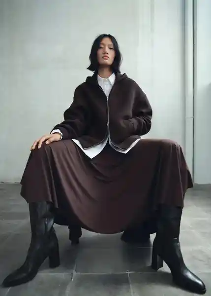 Botas Follow Negro Talla 36 Mujer Mango