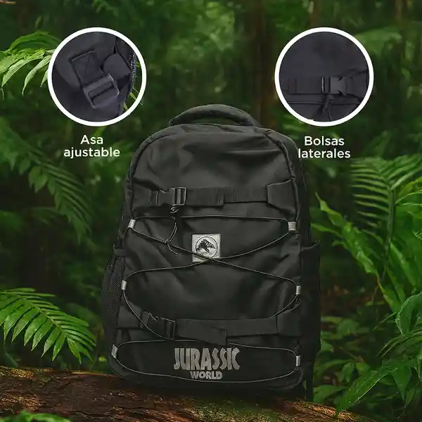 Maleta Escolar Serie Jurassic World Negro Miniso
