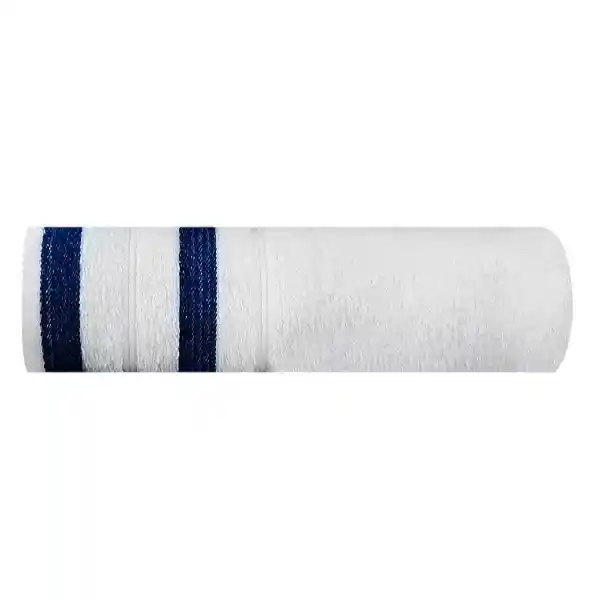 Cannon Toalla Baño Home Blanco/Azul 70 x 140 7416