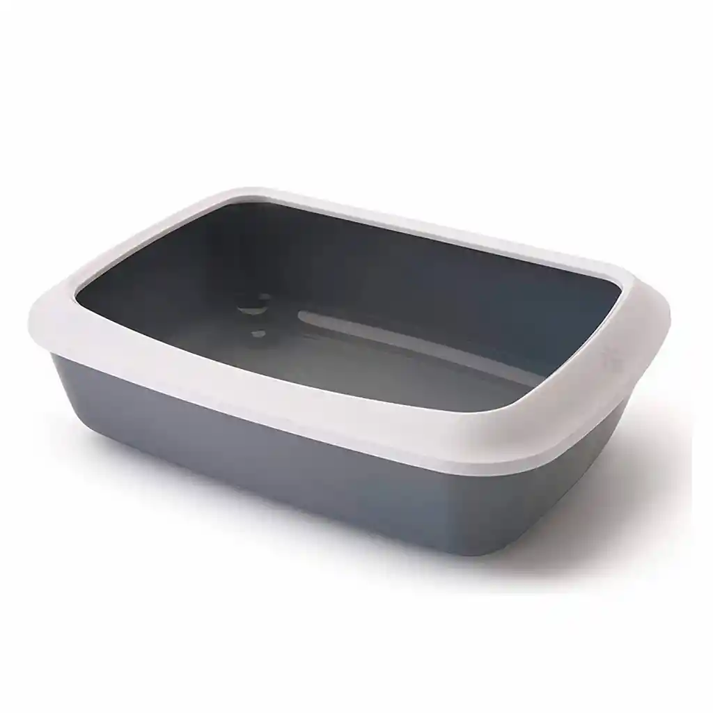 Arenero Iriz Pequeño Para Gatitos Color Gris