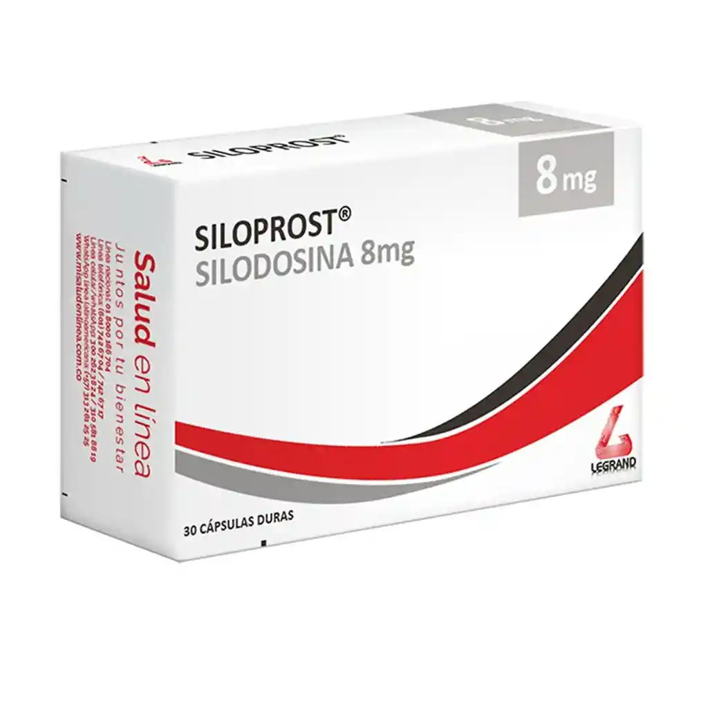Siloprost Silodosina 8 Mg