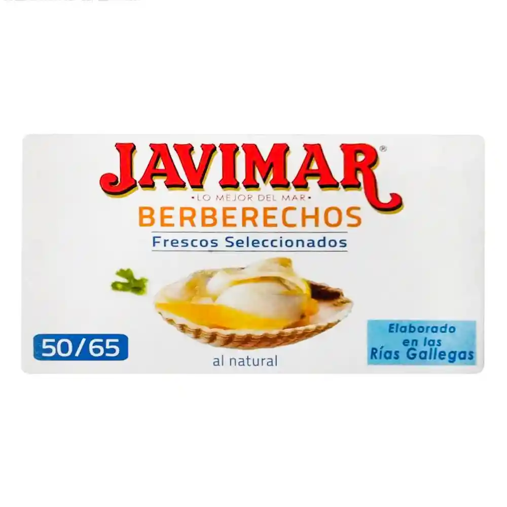 Berberechos Frescos Seleccionados Natural Javimar