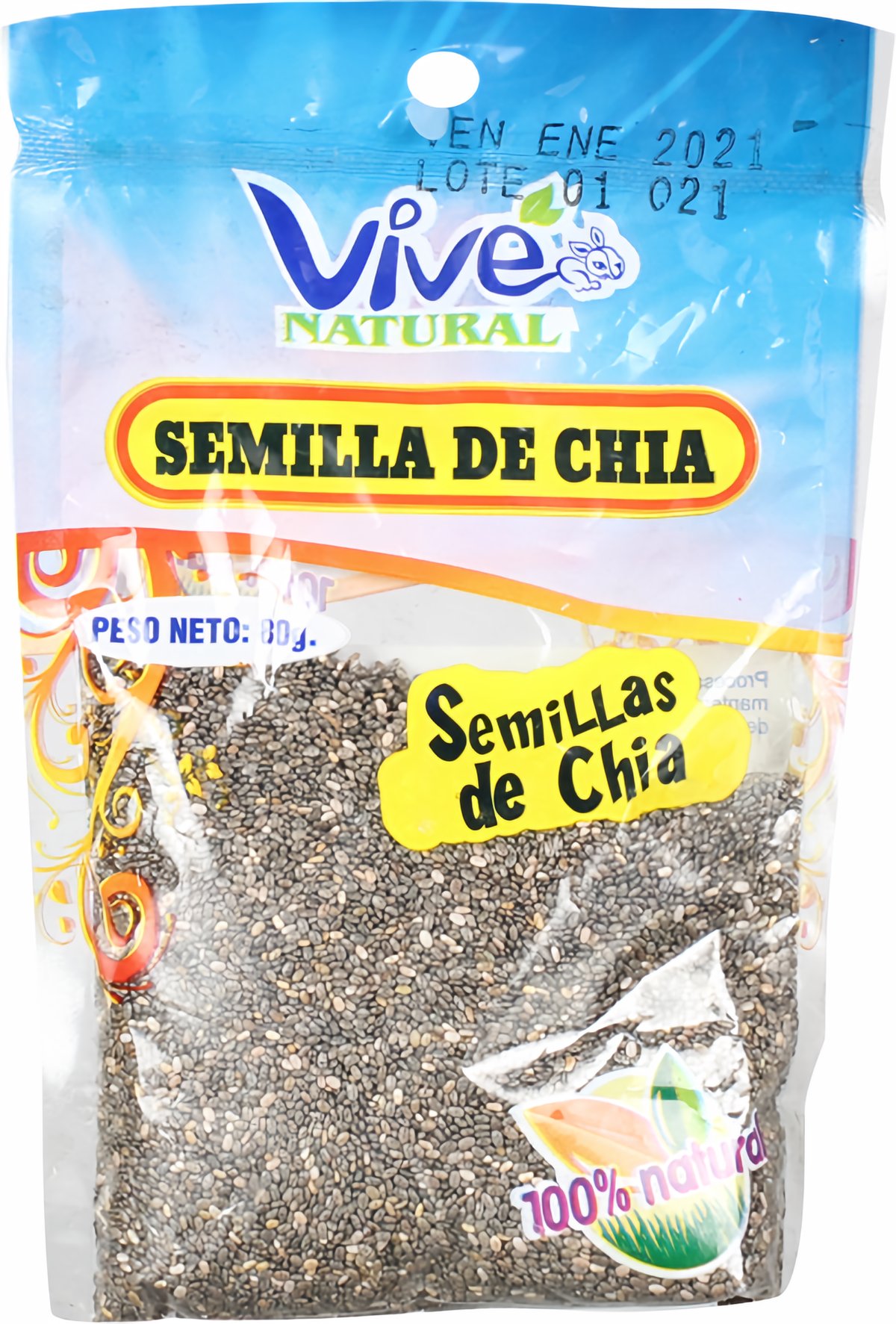 Vive Natural Semillas de Chía 80 g