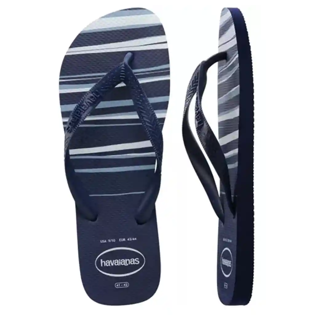 Sandalias Havaianas Top Basic Hombre Azul/blanco Talla 39/40