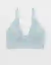 Top Bralette Aerie Azul Talla Large American Eagle