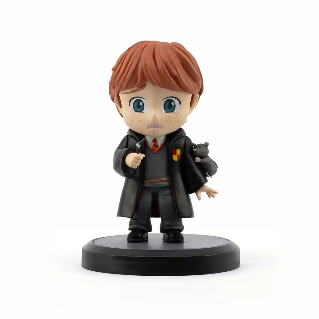 Figura Coleccionable Ron Weasley Con Scabbers Rata Harry Potter