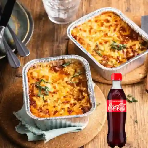 Lasagna Bolognesa 350gr + Cocacola 400ml