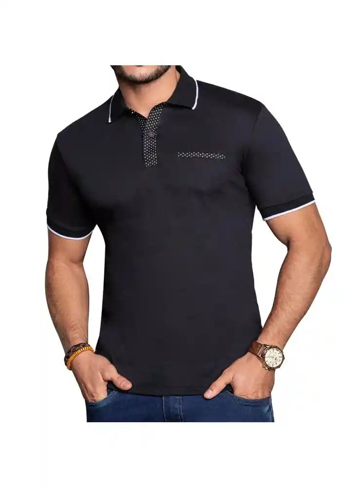 Croydon Polo Marduk Para Hombre Color Negro Talla L