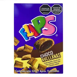 Cereal Expandido Arroz Choco Avellana Flips