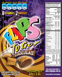 Flips Cereal Relleno de Chocolate