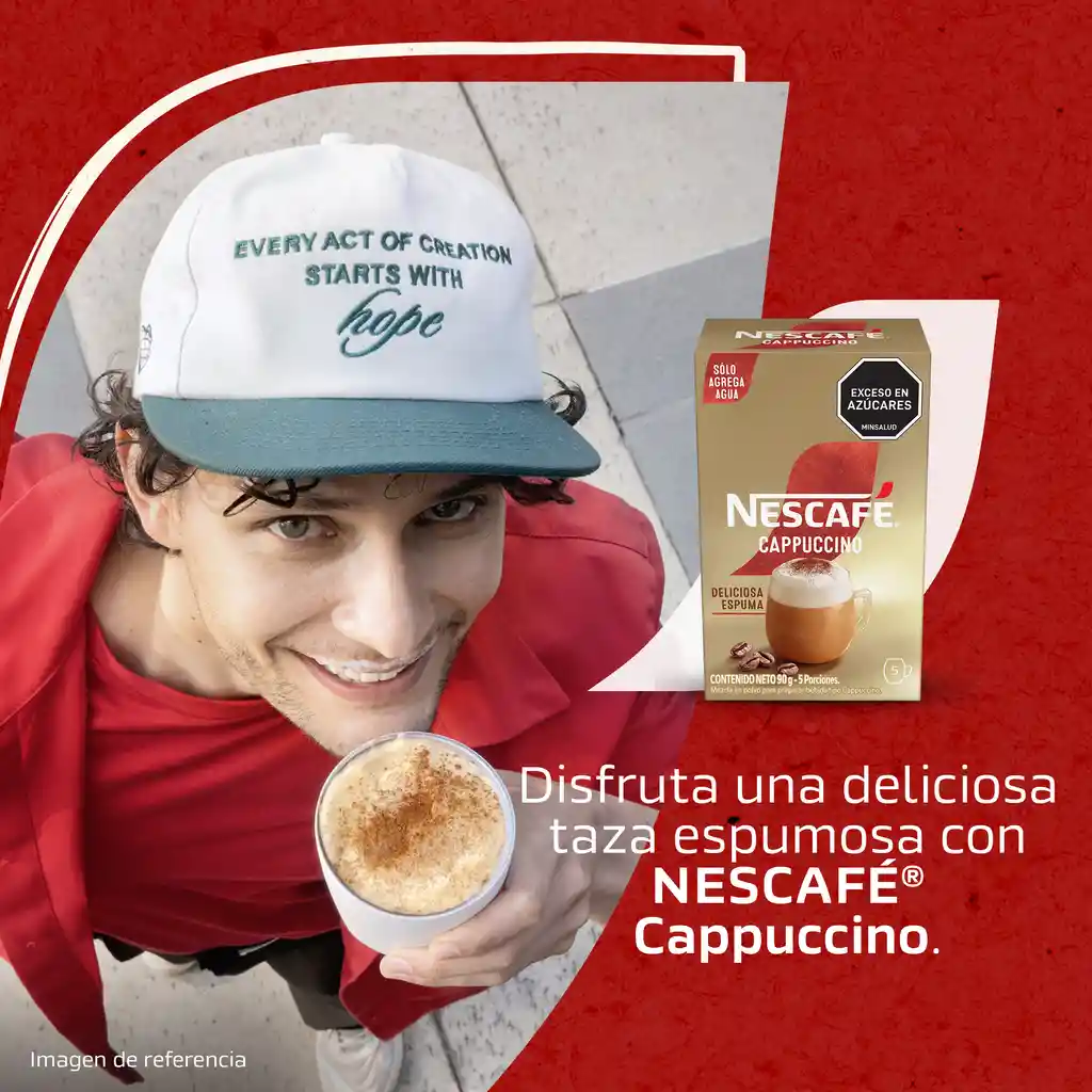Cappuccino NESCAFÉ instantáneo x 90g