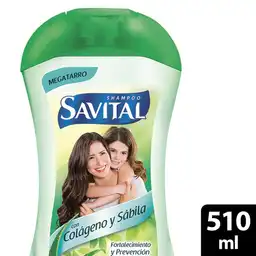Savital Shampoo Colágeno y Sábila