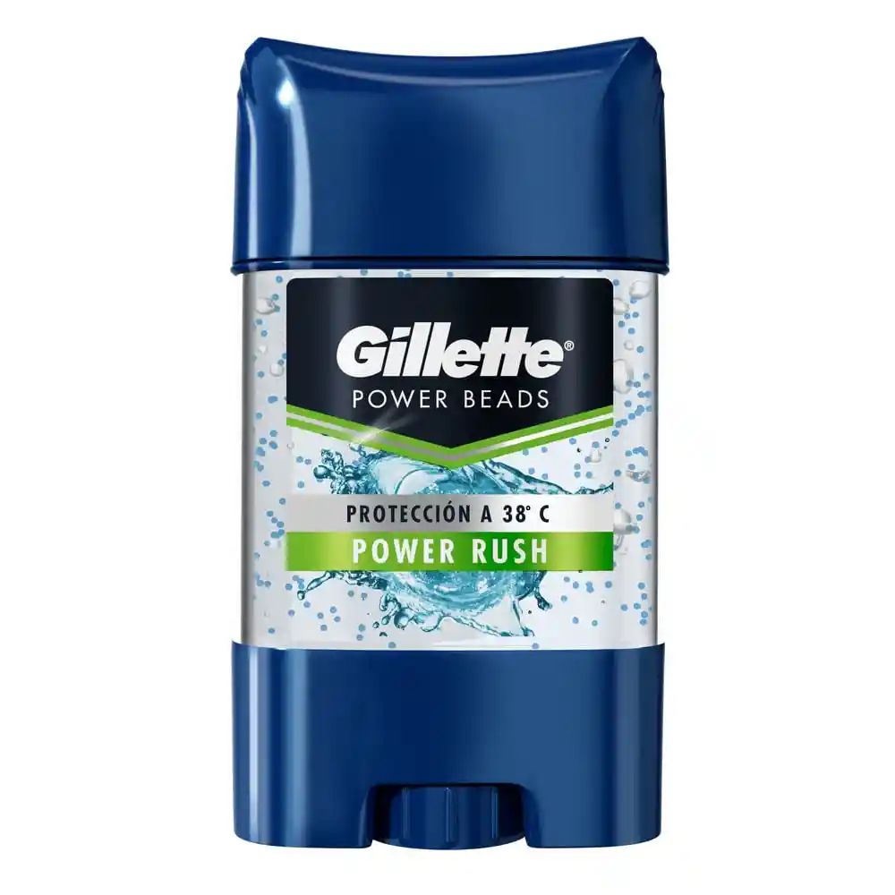 Gillette Desodorante Gel Power Beads Power Rush