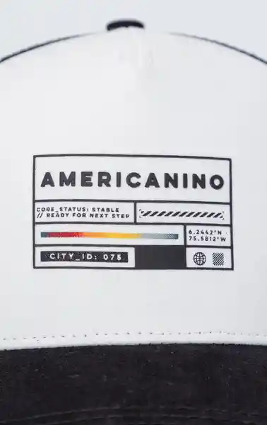 Gorra Unisex Negro Talla M 752G506_NEG190303 Americanino