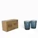 Set Vaso Alma Azul Ambiente Gourmet