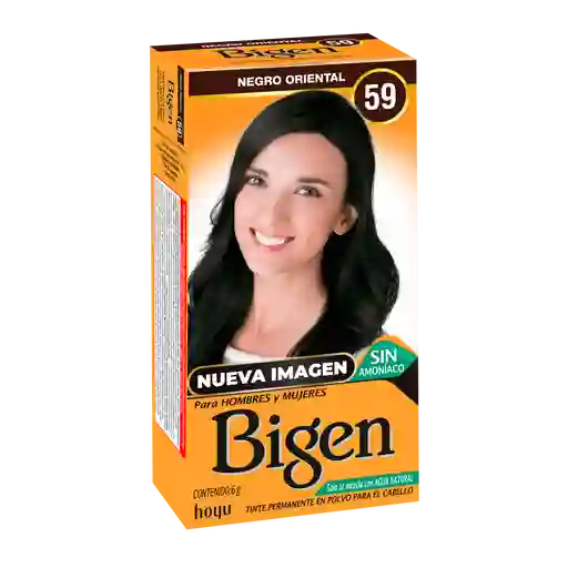 Bigen Tinte Permanente en Polvo Para el Cabello Tono 59