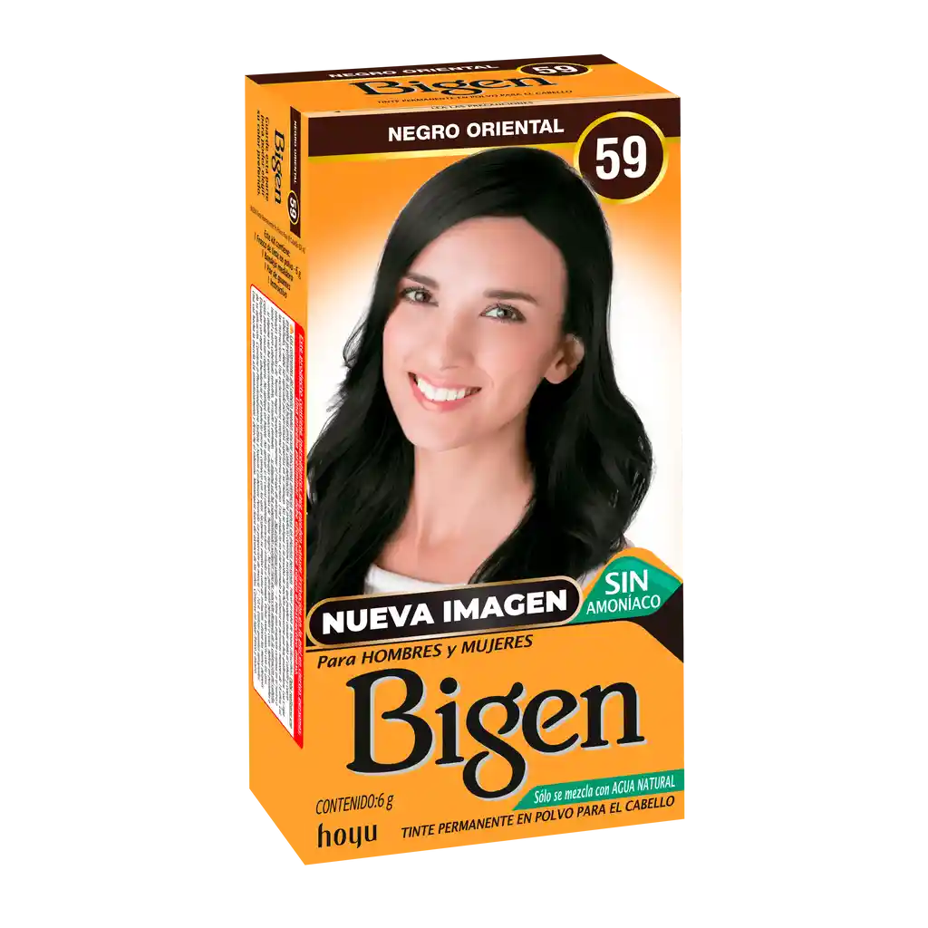 Bigen Tinte Permanente en Polvo Para el Cabello Tono 59