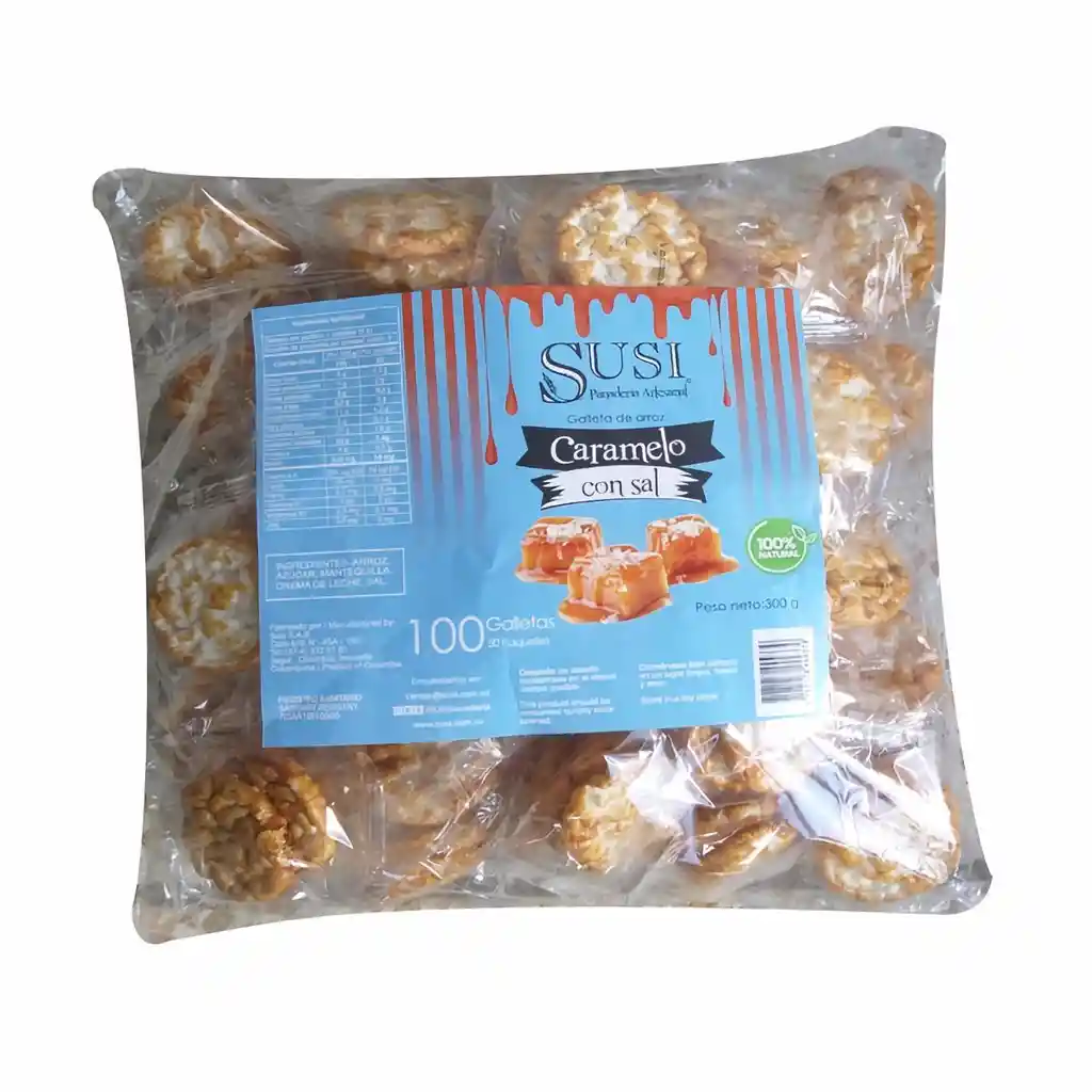 Susi Galleta de Arroz Caramelo