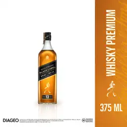 Johnnie Walker Black Label whisky escocés 375 ml