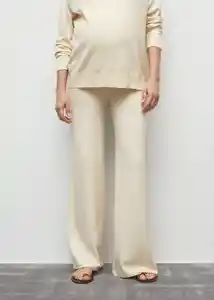 Pantalón Vieiram Crudo Talla S Mujer Mango