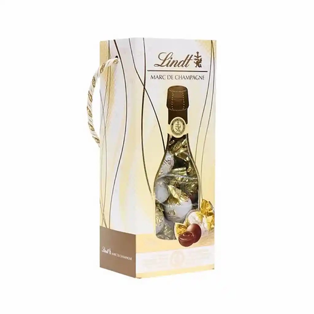 Lindt Choc In Champagne Bottle