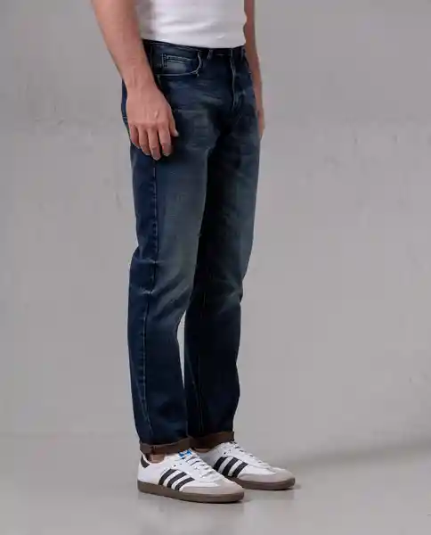 Jean Straight Hombre Azul Colonial Ultraoscuro T 28 65579 Rifle