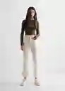 Saco Jersey Croppy Khaki Talla 18 Mango Teen Girl Mango