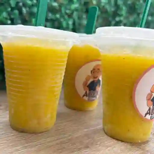 Crema de mango con limon y sal