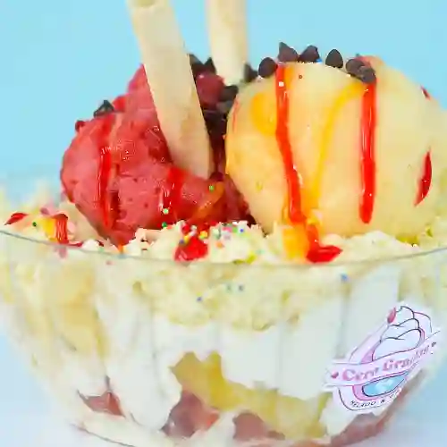 Ensalda de Frutas Pequeña Crem Helado