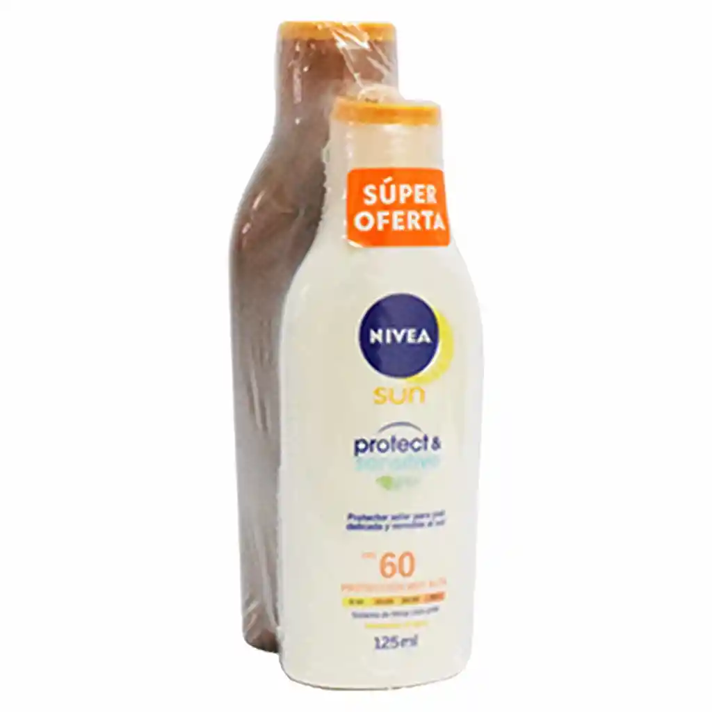 Nivea Bloqueador Sun Fps 60 + Bronceador 