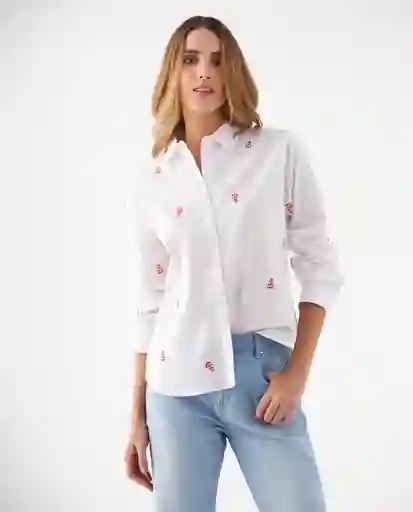 Camisa Blanco 0 Claro Talla XL 619F080 Esprit