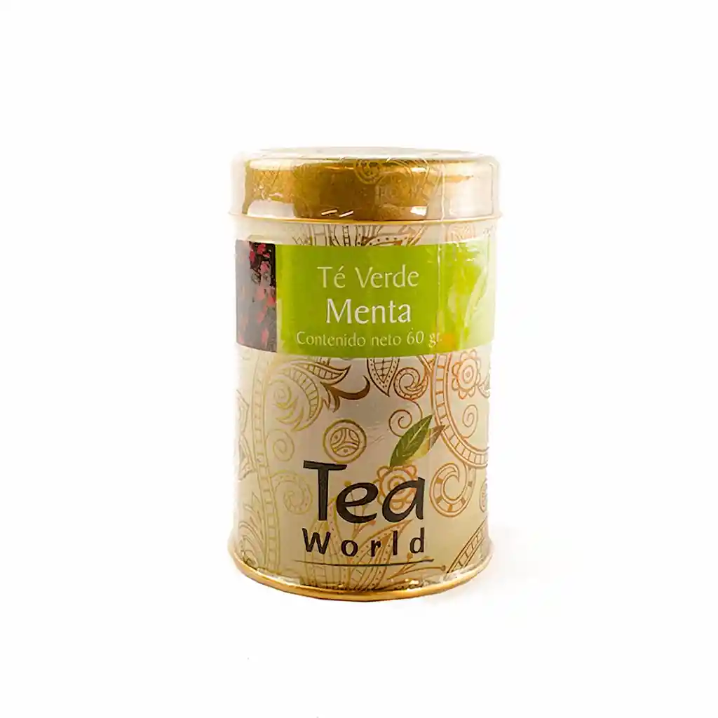 Tea World Infusión Té Verde con Menta