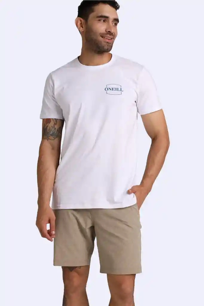 Camiseta Manga Corta Standard Fit Tropical Hombre