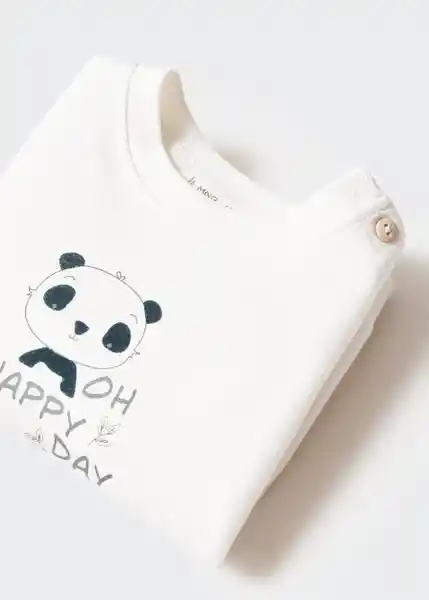 Sudadera Panda Off White Talla 63 Niños Mango