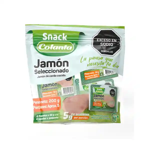 Colanta Snack Jamon Tajado