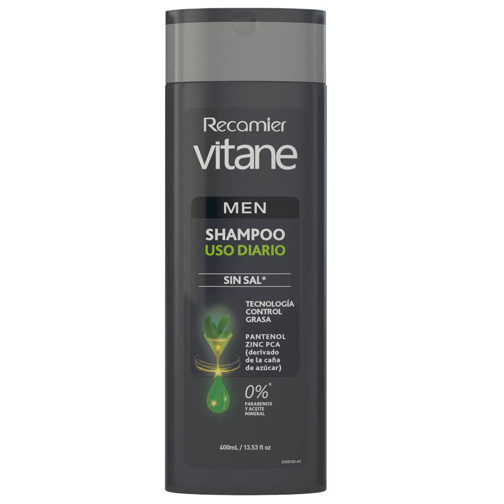 Vitane Shampoo Men Uso Diario sin Sal Control Caspa 400 ml