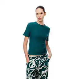 Camiseta Manga Corta en Algodón Femenino Laguy Gef Talla Xl