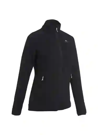 Chaqueta Polar de Senderismo Montaña Mujer Mh120 Negro By Decathlon