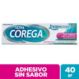 Corega Crema Adhesiva sin Sabor 