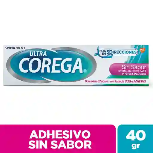 Corega Crema Adhesiva sin Sabor 