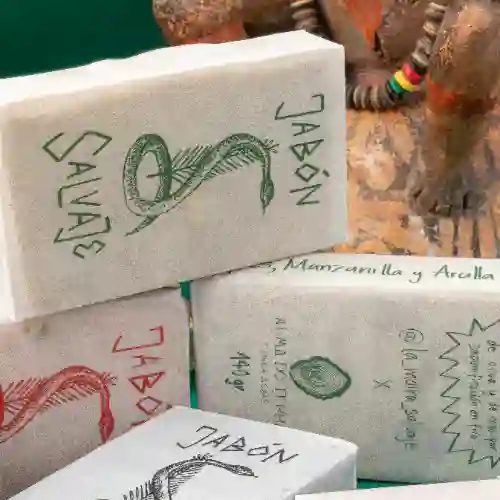Jabón Verde Manzanilla y Ciprés