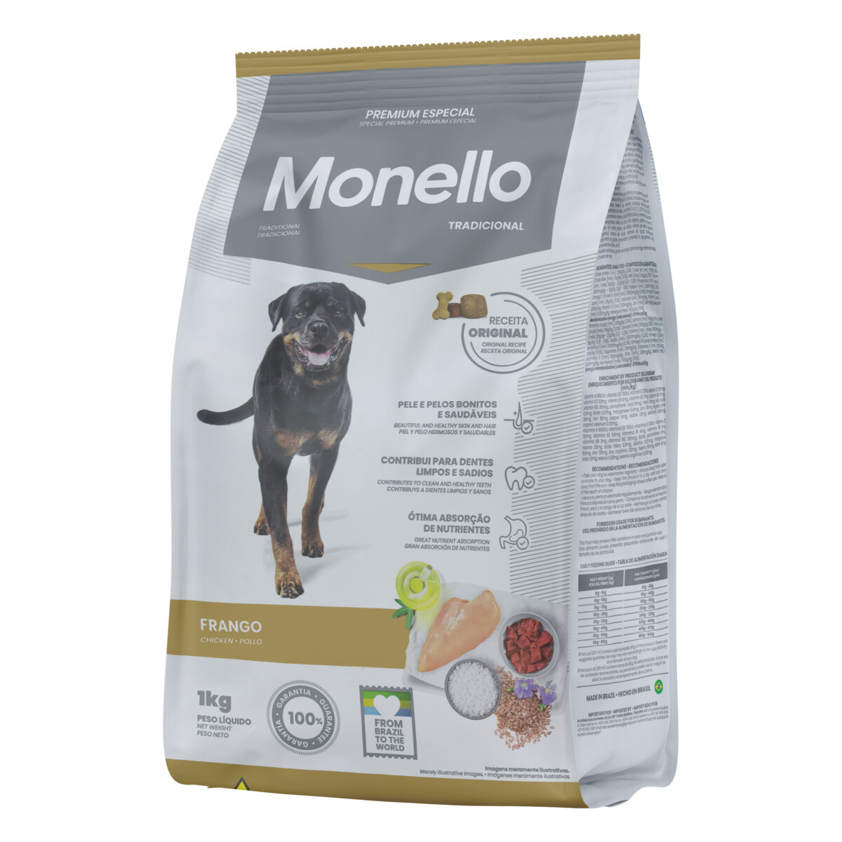 Monello Alimento Para Perro Tradicional 1 kg