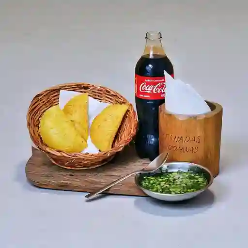 3 Empanadas + Gaseosa Personal