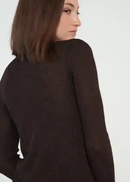 Tejido Mujer Café Ristretto Ultraoscuro Talla L 589g011 Naf Naf