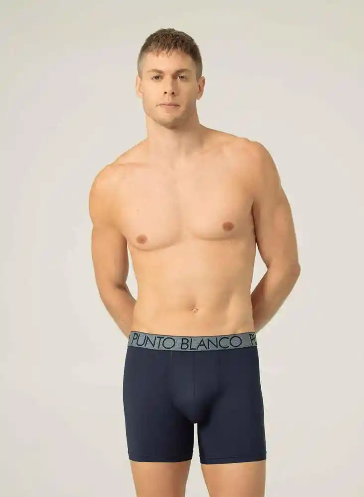 Boxer Ajustado Medio L-azul25081