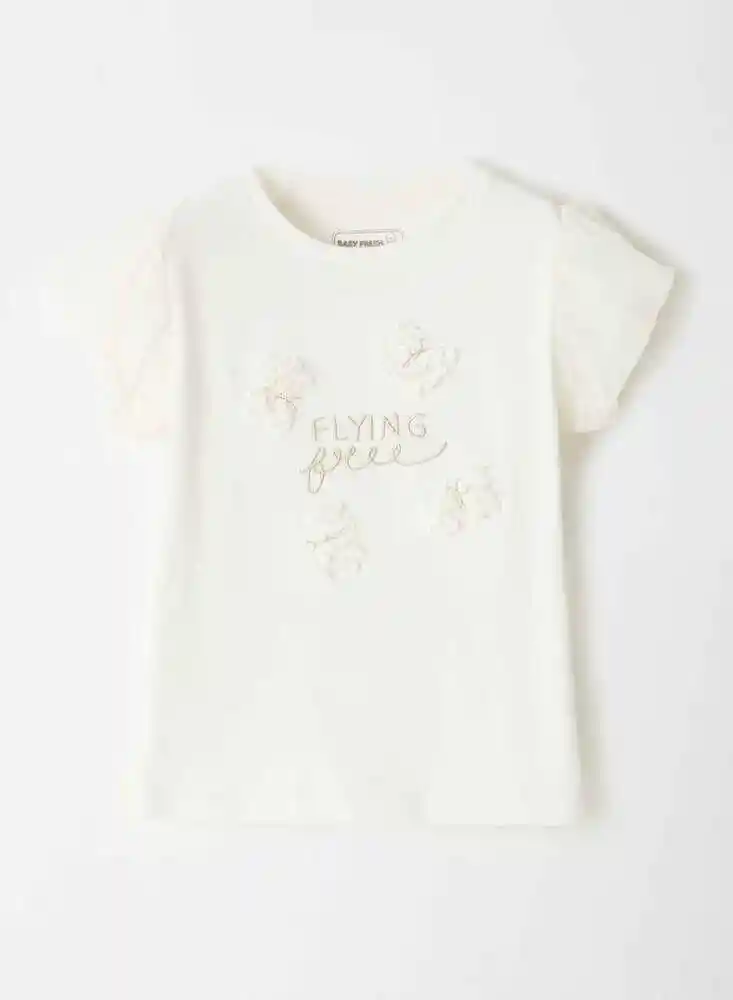 Camiseta Camiseta 5t-blanco