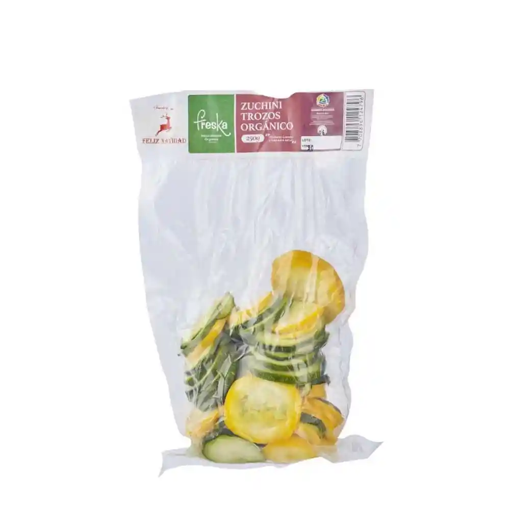 Zuchini Trozos Org Atm Bolsa