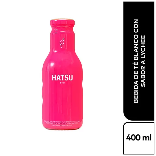 Hatsu Té Blanco con Sabor a Lychee 