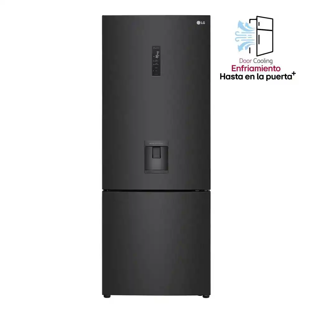 Nevera Lg No Frost Congelador Inferior Gb45wptamccclm Gb45wpt.amccclm Negro